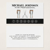 Barbershop | Lochkarte (Vorne & Hinten)