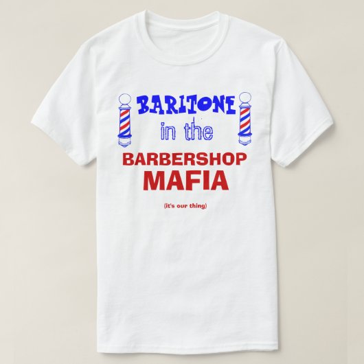 Barbershop Mafia T-Shirt (Design vorne)