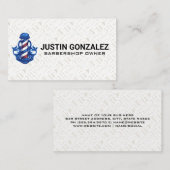 Barbershop Pattern | Barber Pole Visitenkarte (Vorne/Hinten)