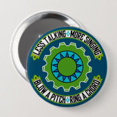 Barbershop Pitch Pipe Probe Button (Vorne & Hinten)