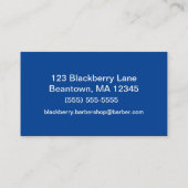 Barbershop Pole Visitenkarte (Rückseite)