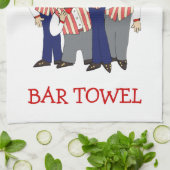Barbershop Quartet Bar Handtuch personalisieren (Gefaltet)