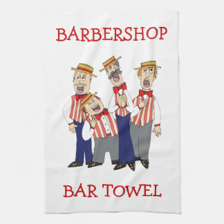 Barbershop Quartet Bar Handtuch personalisieren