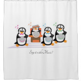 Barbershop Quartett Duschvorhang (Vorderseite)