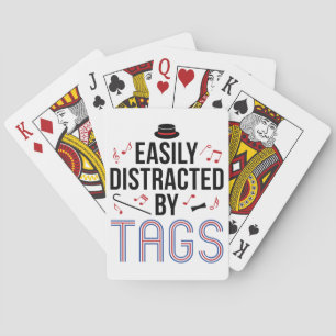Barbershop Quartett leicht durch Tags abgelenkt Spielkarten