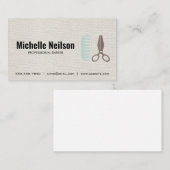 Barbershop Scheren | Stylist Business Card Visitenkarte (Vorne/Hinten)
