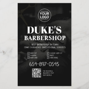 Barbershop Services Custom Flyer