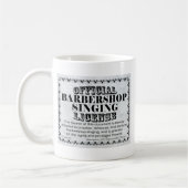 Barbershop Singlizenz Kaffeetasse (Links)