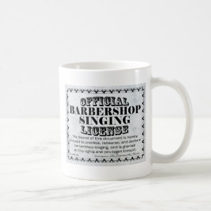 Barbershop Singlizenz Kaffeetasse