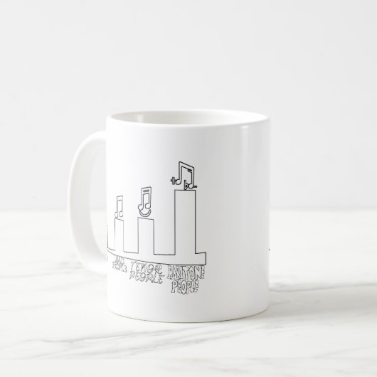 BARBERSHOP-STUFEN IN DEN VIER TEILEN KAFFEETASSE (Vorderseite Links)