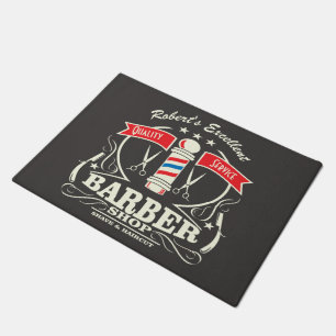 Barbershop Stylist Barber Eintritt Gray Fußmatte