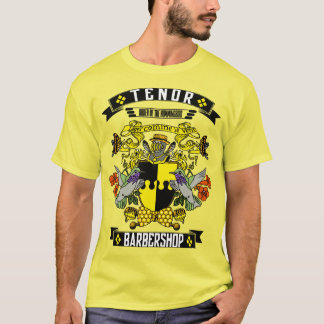 Barbershop Tenor-Wappendecke T-Shirt