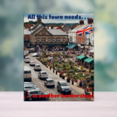 Barbershop Town Acrylschild (Neutral)