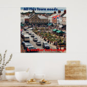 Barbershop Town Poster (Küche)
