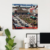 Barbershop Town Poster (Heimbüro)
