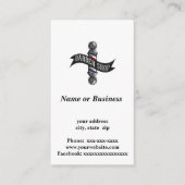 Barbershop Visitenkarte (Vorderseite)