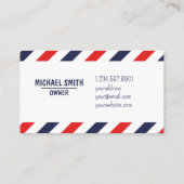 Barbershop-Visitenkarte Visitenkarte (Rückseite)