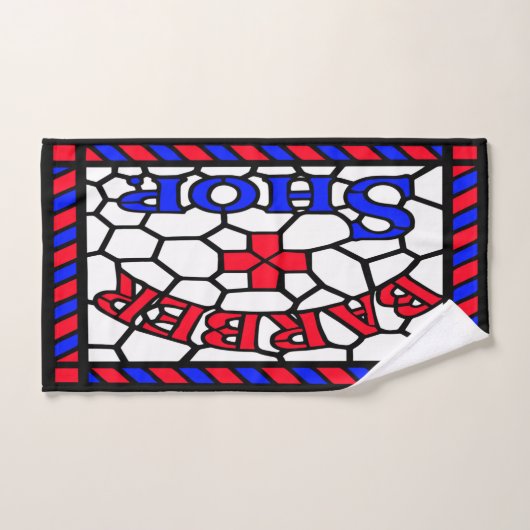 Barbershop-Zeichen Badhandtuch Set (Handtuch)