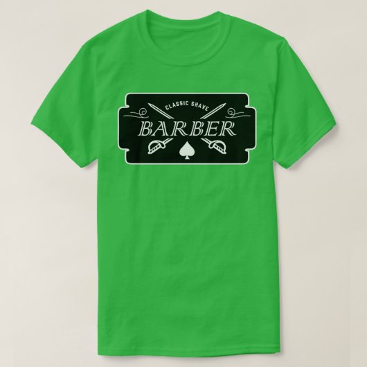 Barberstil T-Shirt (Design vorne)