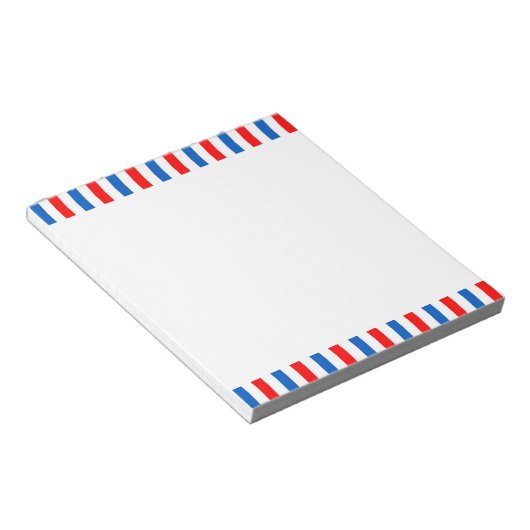 Barberstreifen Notizblock (angewinkelt)