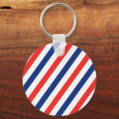 Barberstreifen Schlüsselanhänger (Vorderseite)