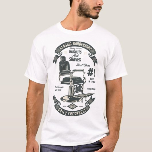 Barberstuhl 1 T-Shirt (Vorderseite)