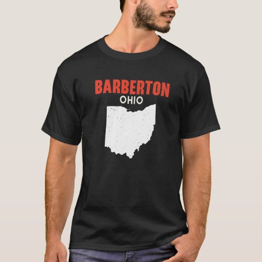 BARBERTON Ohio USA Staat America Travel Ohioan T-Shirt (Vorderseite)