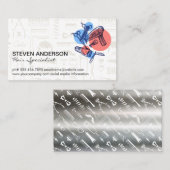 Barberwerkzeuge | Haarspezialist | STYLIST Visitenkarte (Vorne/Hinten)