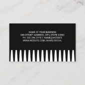 Barberwerkzeuge | Hintergrund Visitenkarte (Rückseite)