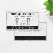 Barberwerkzeuge | Lochkarte (Schreibtisch)