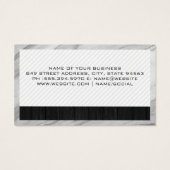 Barberwerkzeuge | Lochkarte (Rückseite)