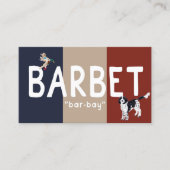 BARBET Dog Info Card Visitenkarte (Vorderseite)