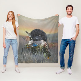 Barbet, französischer Wasserdog Fleecedecke