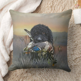 Barbet, französischer Wasserdog Kissen