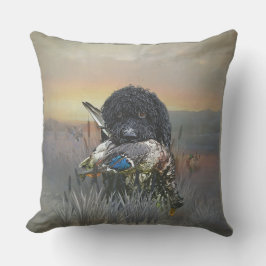 Barbet, französischer Wasserdog Kissen