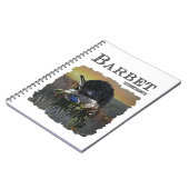 Barbet, französischer Wasserdog Notizblock (Linke Seite)