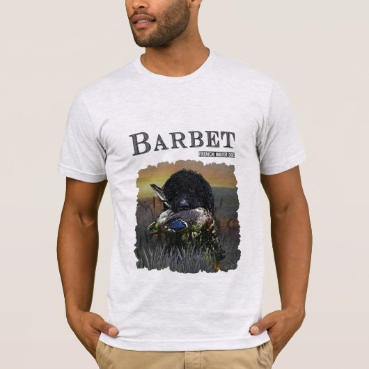Barbet, französischer Wasserdog T-Shirt (Vorderseite)