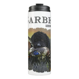 Barbet, französischer Wasserdog Thermosbecher