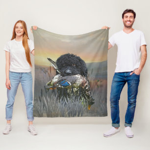 Barbet, Französischer Wassershund Fleecedecke