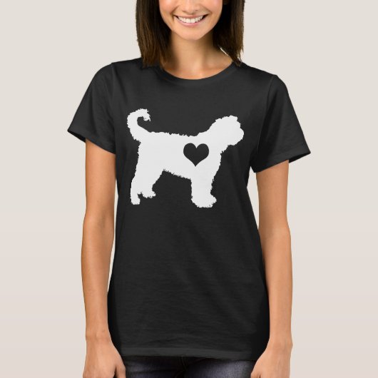 Barbet-Herz-Dunkelheits-T - Shirt (Vorderseite)