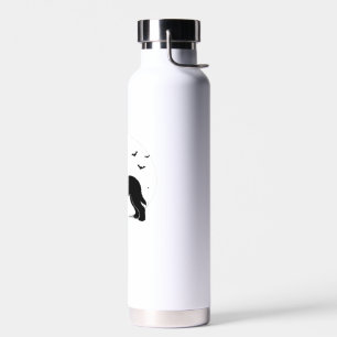 Barbet Hund � Halloween Mond Silhouette Oversized  Trinkflasche