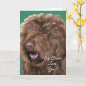 Barbet Karte (Gelbe Blume)