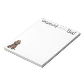 Barbet Vater Notepad Notizblock (Rotiert)