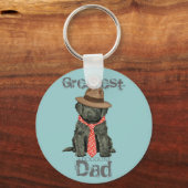 Barbet Vater Schlüsselanhänger (Vorderseite)