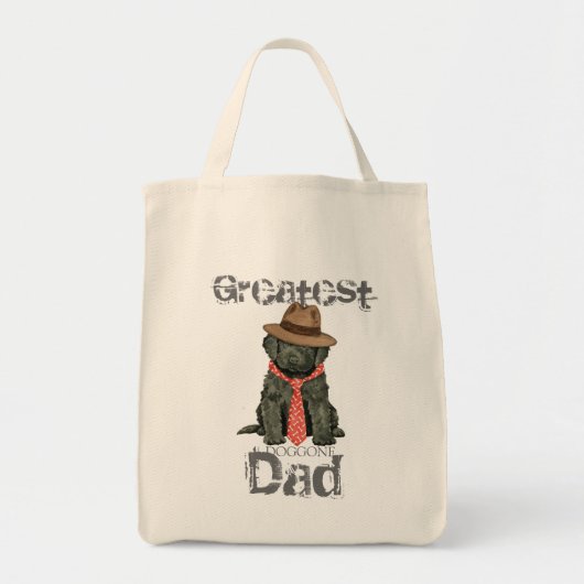 Barbet Vater Tote Bag Tragetasche (Vorne)