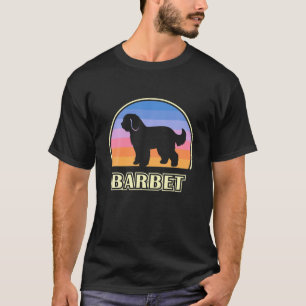 Barbet Vintag Sunset Dog T-Shirt