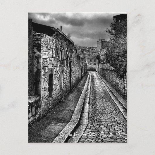 Barbican View von Sutton, Postkarte von Plymouth (Vorderseite)