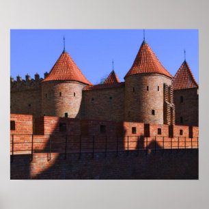 Barbican, Warschau, Polen Poster