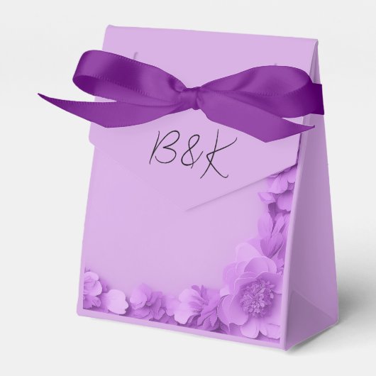 Barbicore lila Hochzeit Geschenkschachtel (Vorderseite)