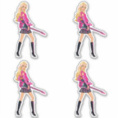 Barbie-Aufkleber Aufkleber (Vorderseite)